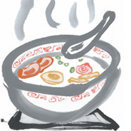 ラーメン手書きイラスト